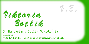 viktoria botlik business card
